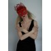 Couple's masquerade masks with scale, veiling, roses. Dragon mask Cosplay costume
