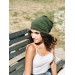 Jersey slouchy beanie hat for men and women, season warm autumn, warm spring, windy cold summer. 21.25 in/ 54 cm to 23.62 in / 60 cm