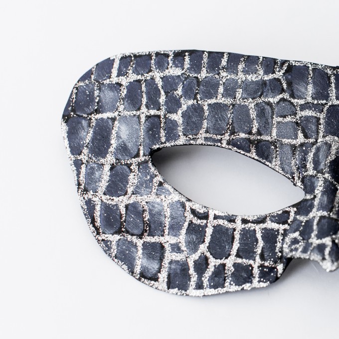 Masquerade mask blue&silver for woman and man