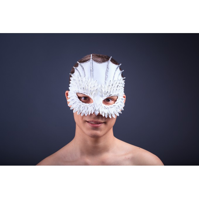 Ivory masquerade mask for woman and men, 
