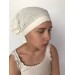 Linen slouchy beanie. Summer hat, chemo headwear.
